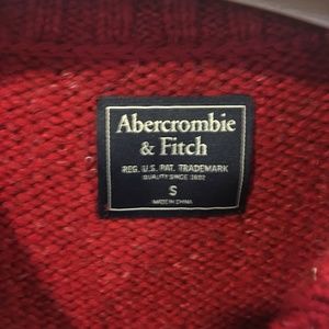 Abercrombie & Fitch Sweaters - NWT Abercrombie & Fitch red and white knit sweater Abercrombie & Fitch Sweaters - NWT Abercrombie & Fitch red and white knit sweater